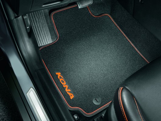 Килимки, велюр з помаранчевим акцентом, LHD | Хюндай Мотор Україна - фото 8